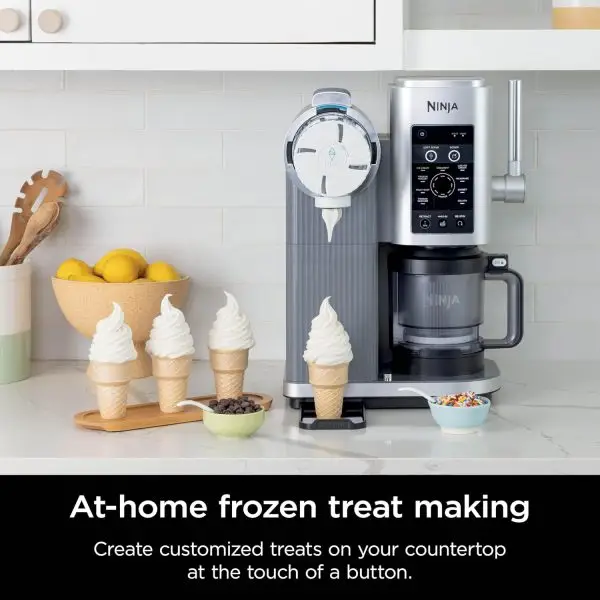 While Stocks Last:Ninja Swirl by CREAMi Ice Cream and Soft Serve Maker, Sorbet, Milkshake, Frozen Yogurt, Low Calories Program & More, 13-in-1, Soft Serve Handle, (2) CREAMi... - Image 5