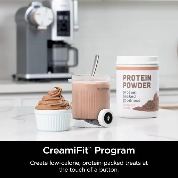 While Stocks Last:Ninja Swirl by CREAMi Ice Cream and Soft Serve Maker, Sorbet, Milkshake, Frozen Yogurt, Low Calories Program & More, 13-in-1, Soft Serve Handle, (2) CREAMi... - Image 6