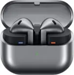 While Stocks Last：SAMSUNG Galaxy Buds 3 Pro AI True Wireless Bluetooth Earbuds, Noise Cancelling, Sound Optimization, Redesigned Comfort Fit, Silver