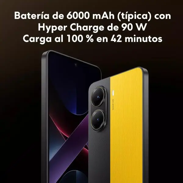 Xiaomi Poco X7 PRO 5G + 4G LTE (for Tmobile Mint Tello & Global) (512GB + 12GB) Ai 6.67" 50MP Gamers Phone NFC Dual sim Unlocked Model 2412DPC0AG (Yellow) - Image 4