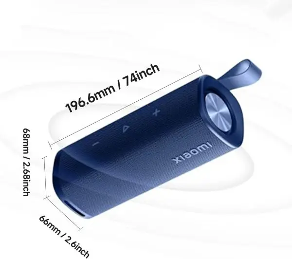 Xiaomi Portable Bluetooth Speaker (30W), Sound, True Wireless Stereo, Bluetooth 5.4, IP69 Waterproof, Long Time Playback, Blue - Image 2