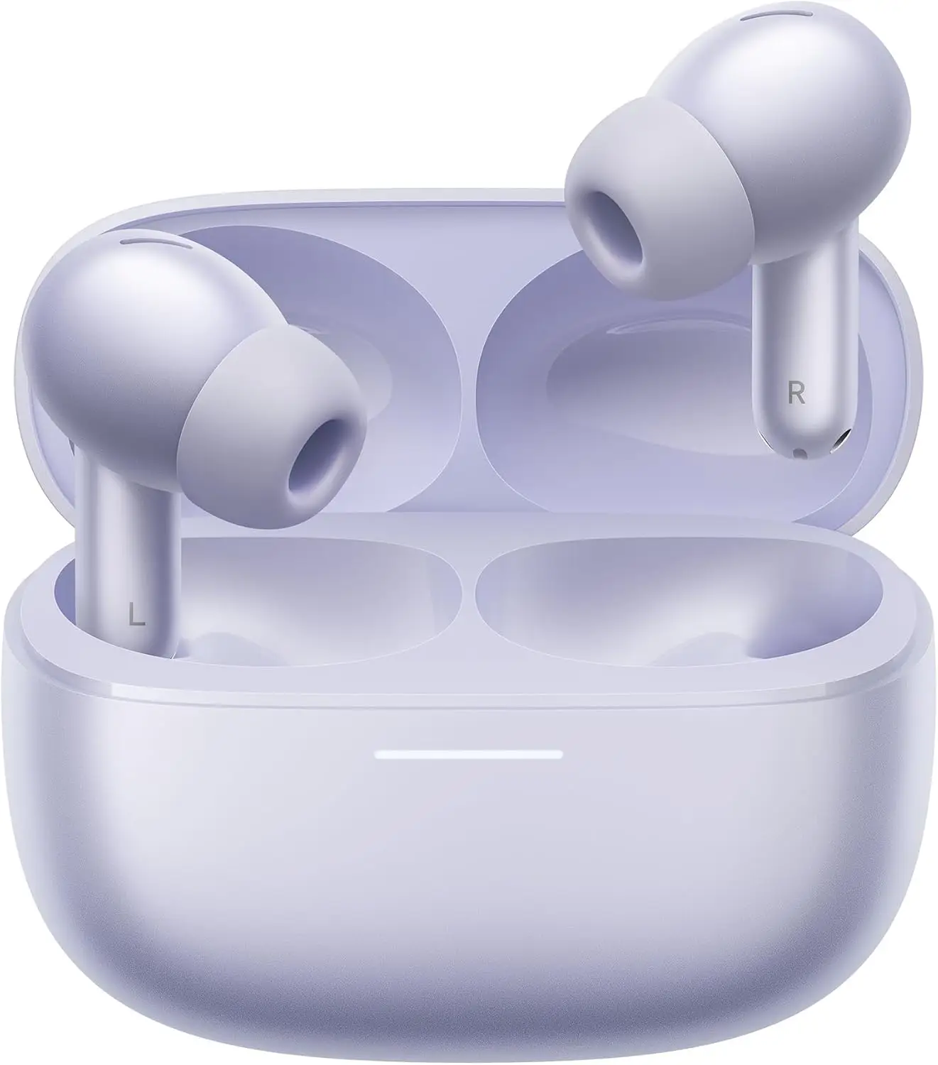 Xiaomi Redmi Buds 6 Pro Purple - 36h Battery Life, Triple Driver Hi-Fi Sound, 55 dB ANC, 20 ANC Levels, 3 Transparency Modes, Immersive 3D Audio, Bluetooth 5.3, Google Fast...
